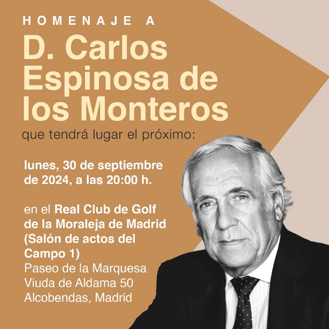 Resumen de la Conferencia “Homenaje a D. Carlos Espinosa de los Monteros”