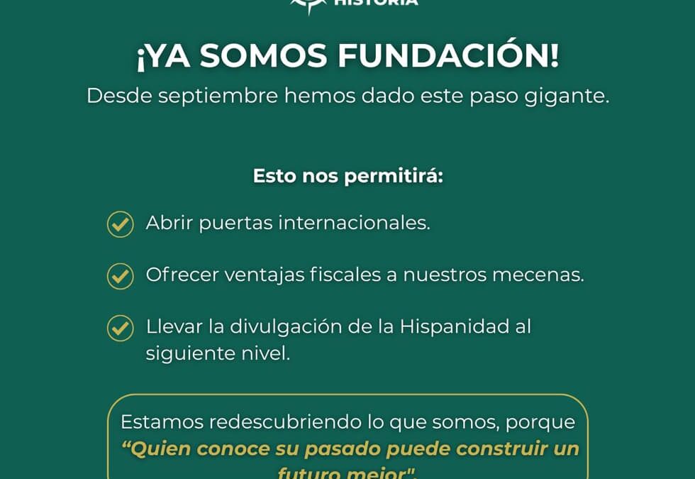 ¡Ya somos fundación!
